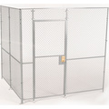 Fordlogan By Spaceguard 2 Wall, Wire Partition Cage, 12 X 12, 8Ft High, No Top FL2H121208
